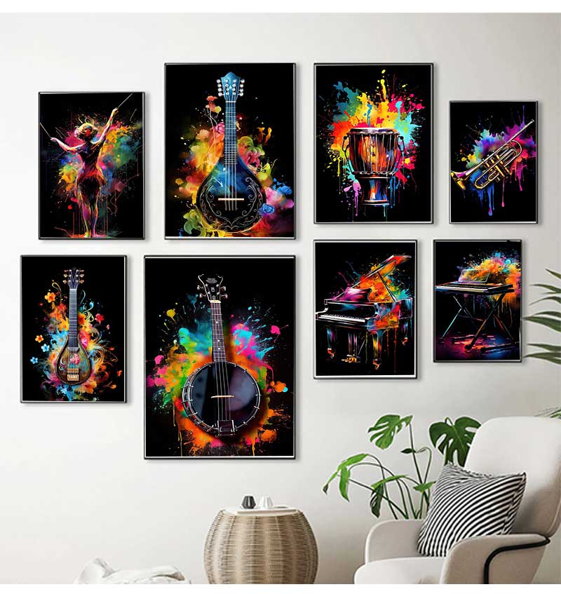 Picture Of Musical Instrument - لوحات فنية كلاسيكية لآلات موسيقية (بيانو