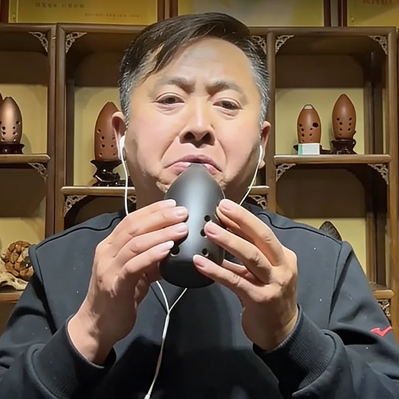 Musical Instrument In Chinese - آلة أوكارينا صينية قديمة ذات 8