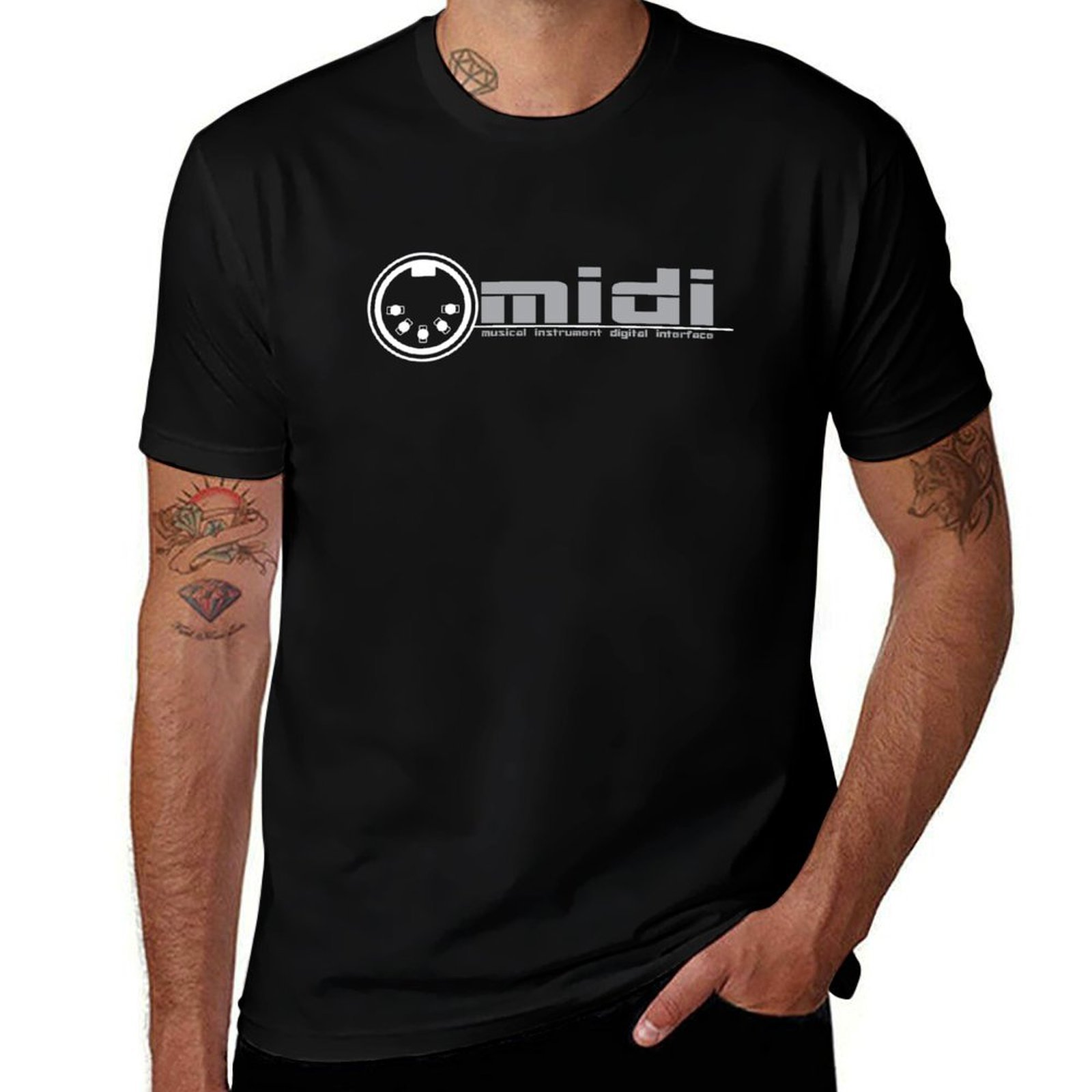 Musical Instrument Digital Interface - تي شيرت MIDI - Musical Instrument