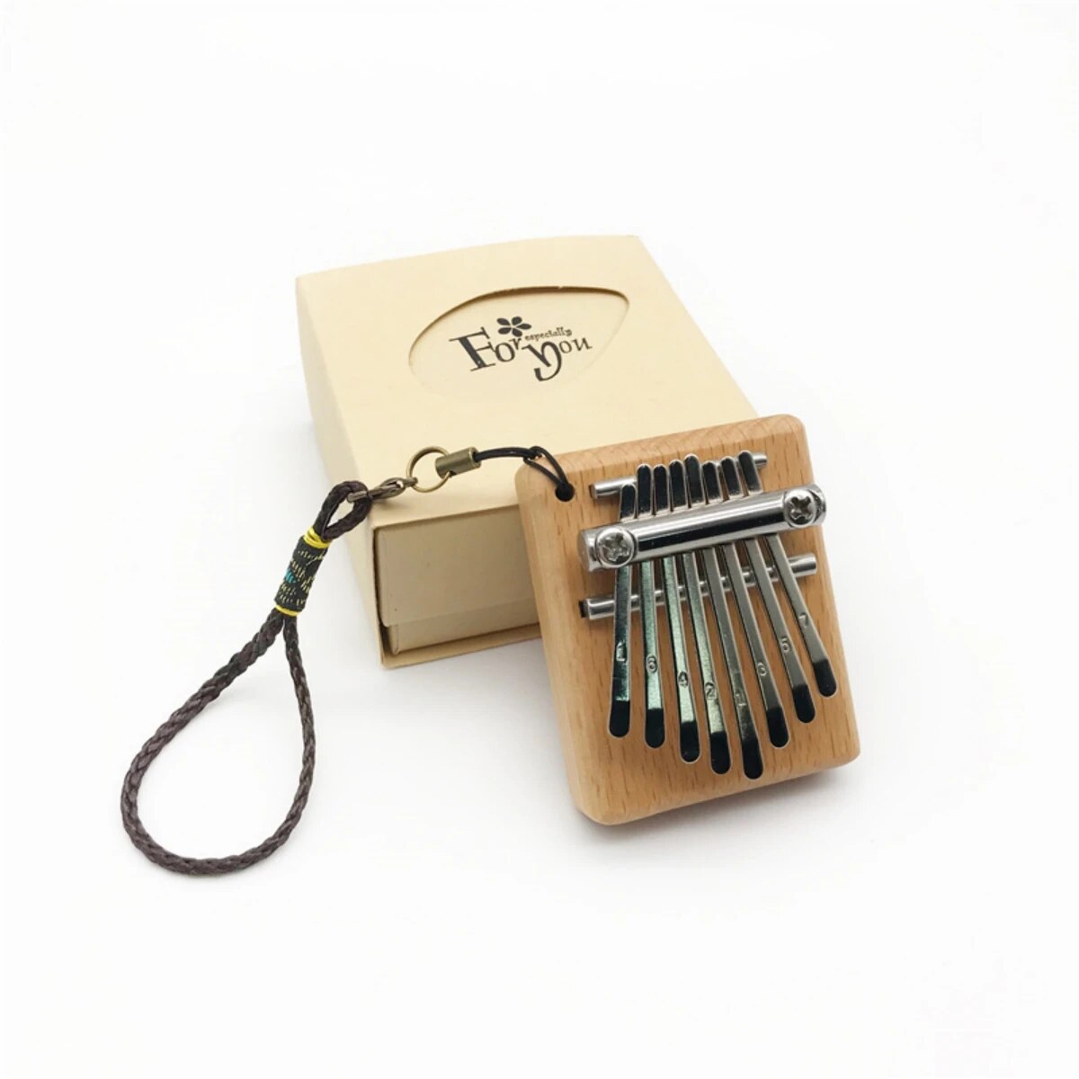 Musical Instrument African - Miwayer-Mini Kalimba 8 بيانو إبهام أساسي