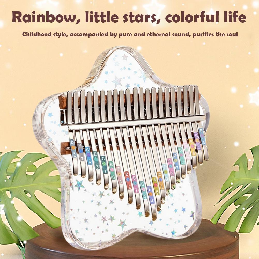 Musical Instrument African - بيانو إصبعي محمول بـ 21/17 مفتاحًا،