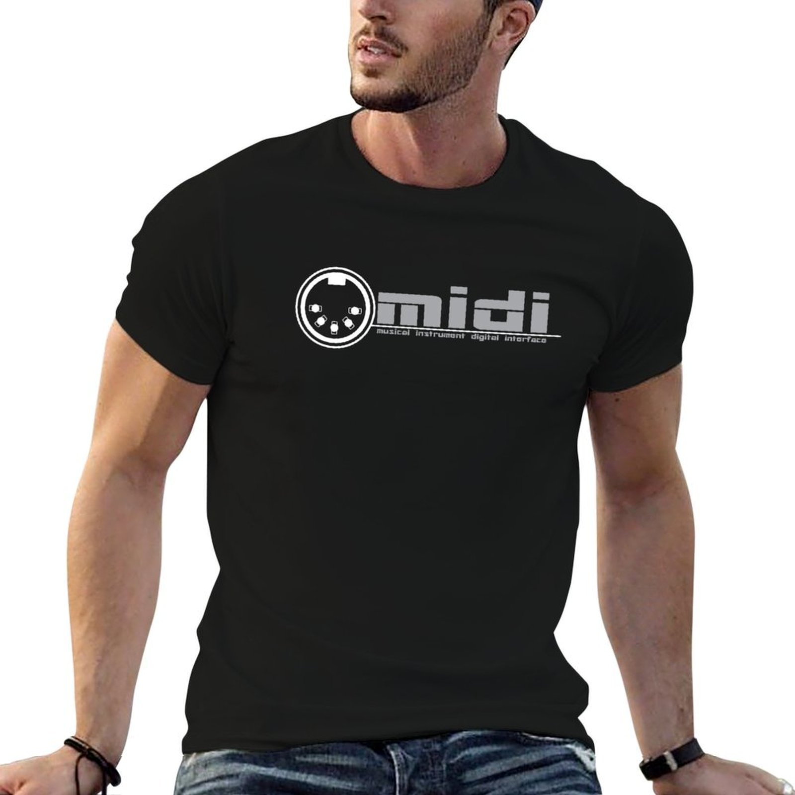 Musical Instrument Digital Interface - تي شيرت MIDI - Musical Instrument