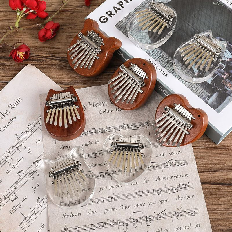 Musical Instrument For Beginners - 5*7 سنتيمتر 8Key كاليمبا الإبهام البيانو