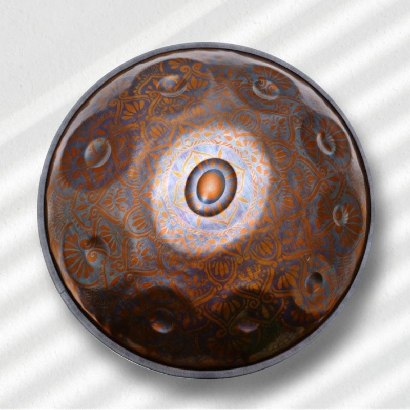 Musical Instrument For Beginners - 9 لهجة التأمل HandPan 10 نغمات