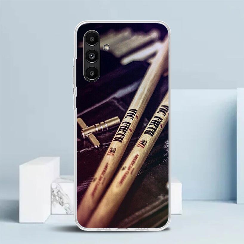 جراب هاتف بتصميم طبل موسيقي له - مراجعة Musical Instrument Logo وسعره