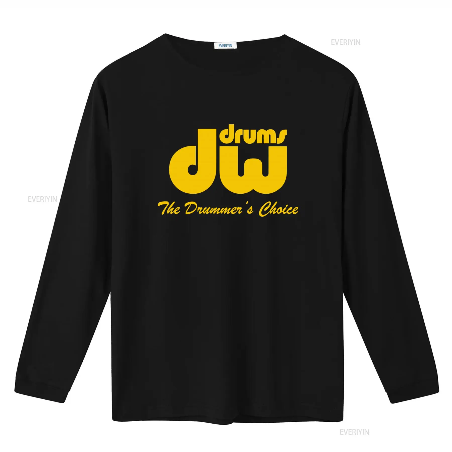 تي شيرت رجالي بشعار DW Drums،  - مراجعة Musical Instrument Logo وسعره