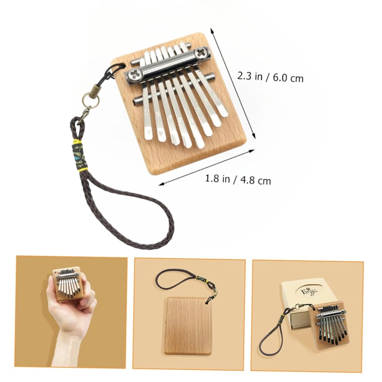 Miwayer-Mini Kalimba 8 بيانو إ - مراجعة Musical Instrument African وسعره