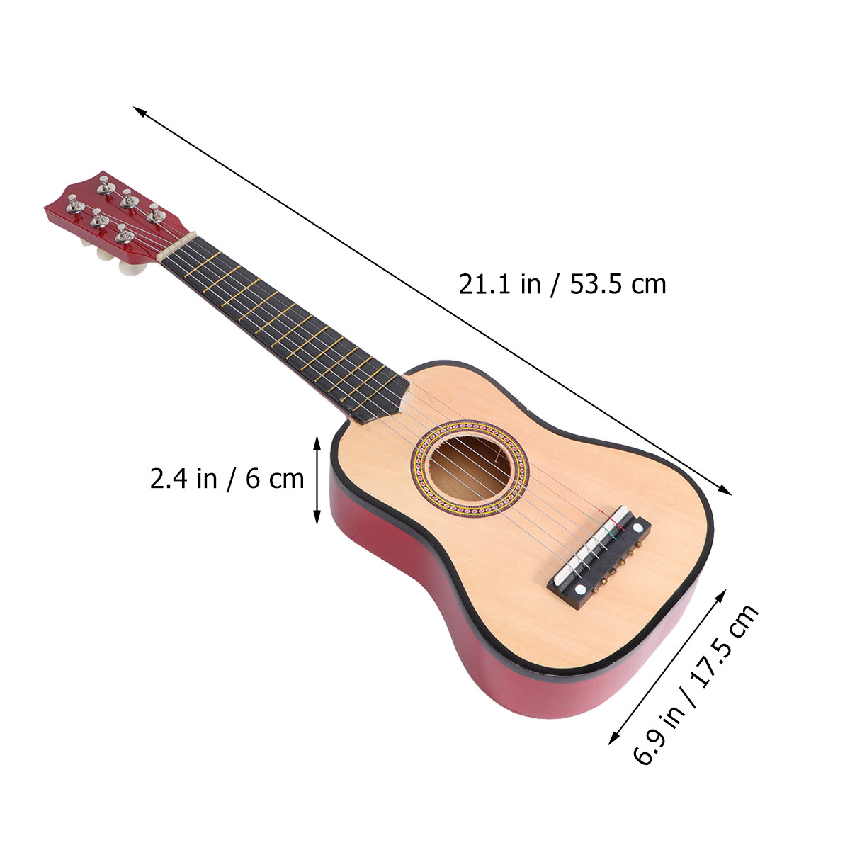 جيتار أكوستيك للأطفال مقاس 21  - مراجعة Musical Instrument For Beginners وسعره