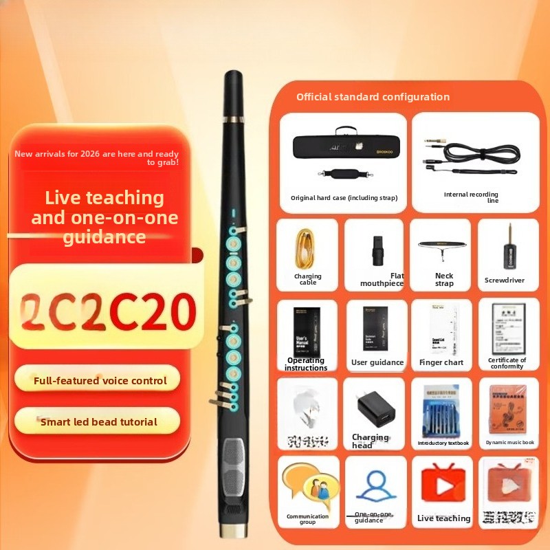 C20 آلة موسيقية كهربائية ذكية  - مراجعة Musical Instrument You Blow وسعره
