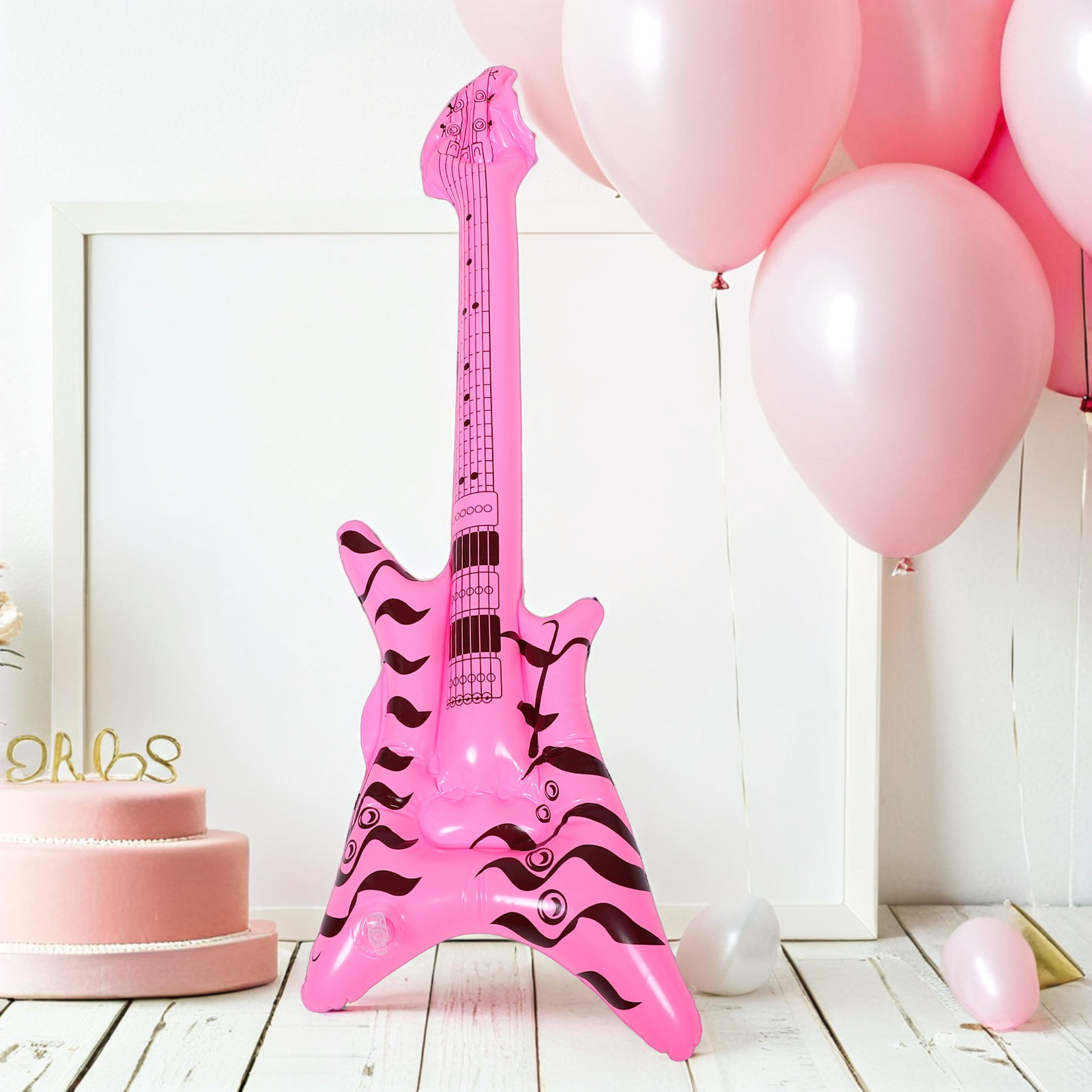 جيتار روك آند رول قابل للنفخ،  - مراجعة Musical Instrument You Blow وسعره