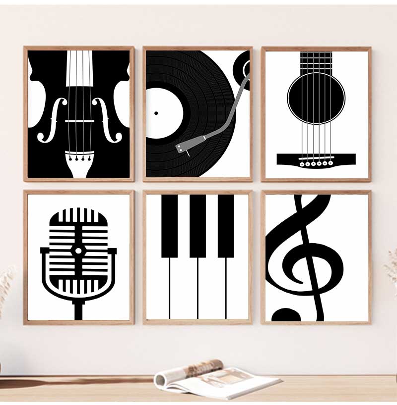 الحد الأدنى أداة الملصقات والم - مراجعة Picture Of Musical Instrument وسعره