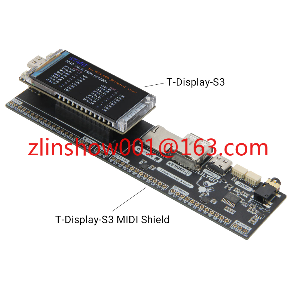لوحة تطوير درع MIDI T-Display- - مراجعة Musical Instrument Digital Interface وسعره