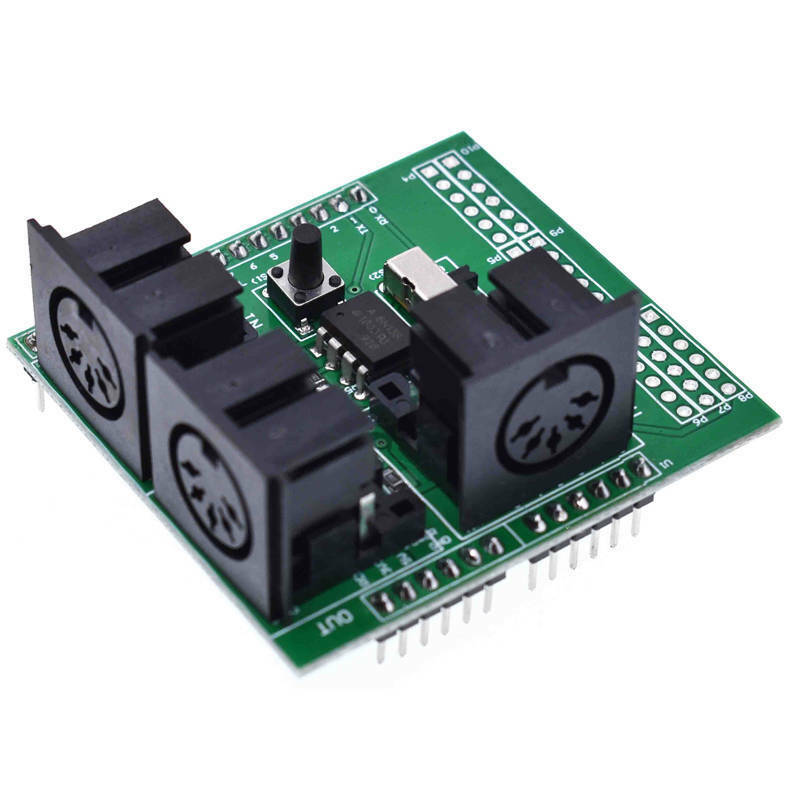 لوحة محول الموسيقى MIDI Shield - مراجعة Musical Instrument Digital Interface وسعره
