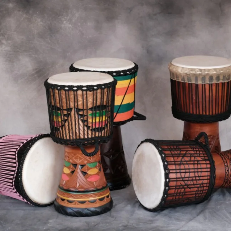 12 بوصة Djembe الماهوجني الأفر - مراجعة Musical Instrument African وسعره