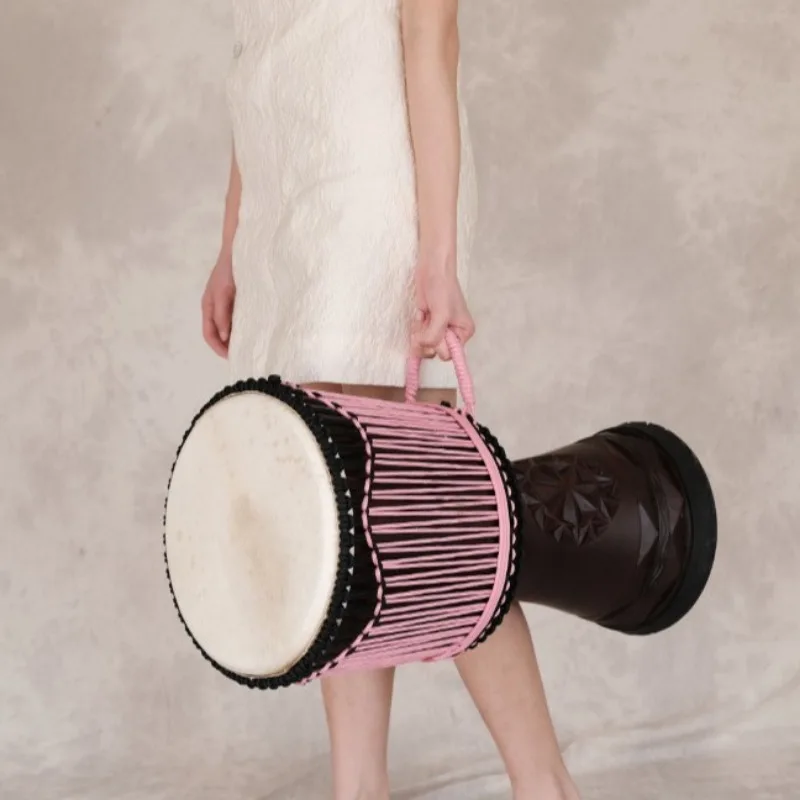 12 بوصة Djembe الماهوجني الأفر - مراجعة Musical Instrument African وسعره