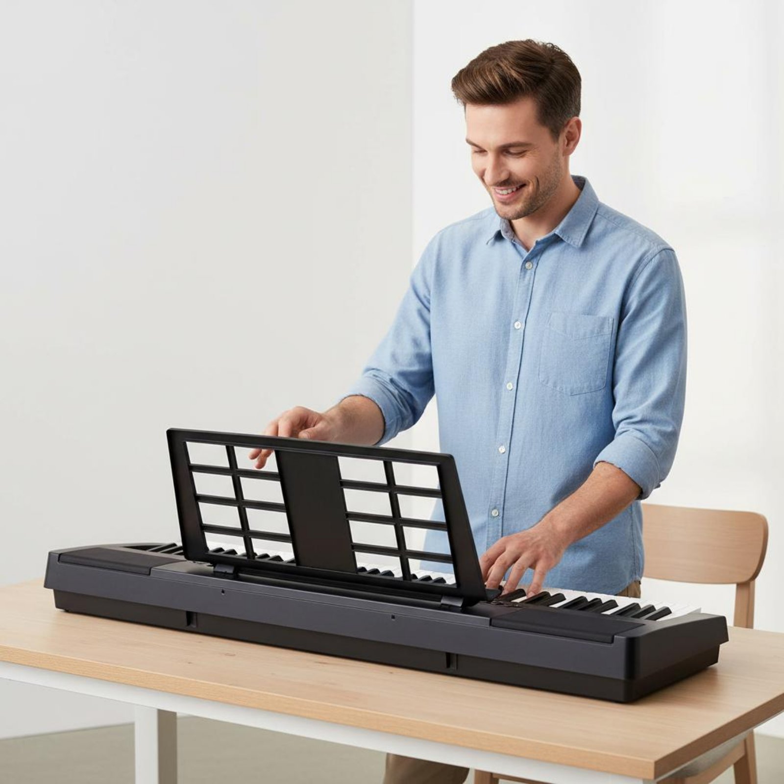 حامل لوحة مفاتيح إلكترونية للم - مراجعة Musical Instrument Of Keyboard وسعره