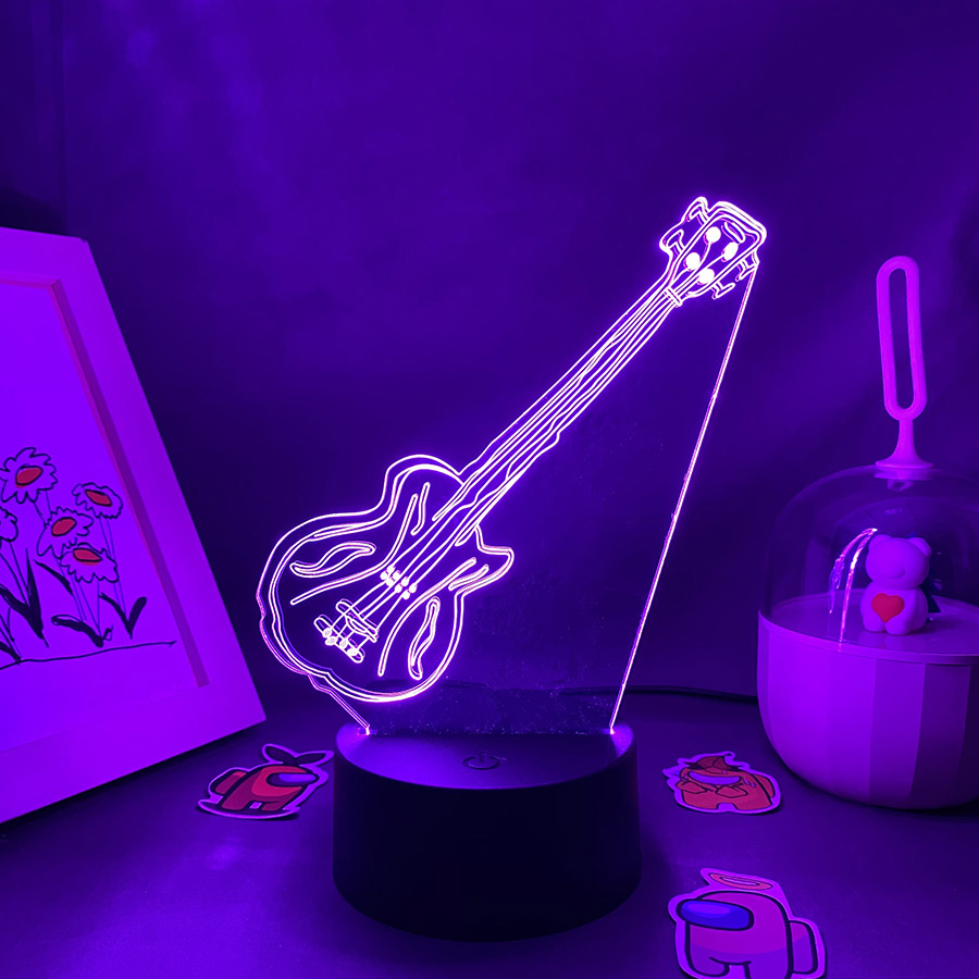 الغيتار ثلاثية الأبعاد الوهم L - مراجعة Musical Instrument No Touch وسعره