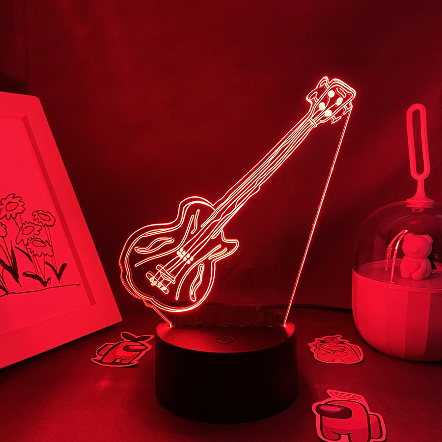 الغيتار ثلاثية الأبعاد الوهم L - مراجعة Musical Instrument No Touch وسعره