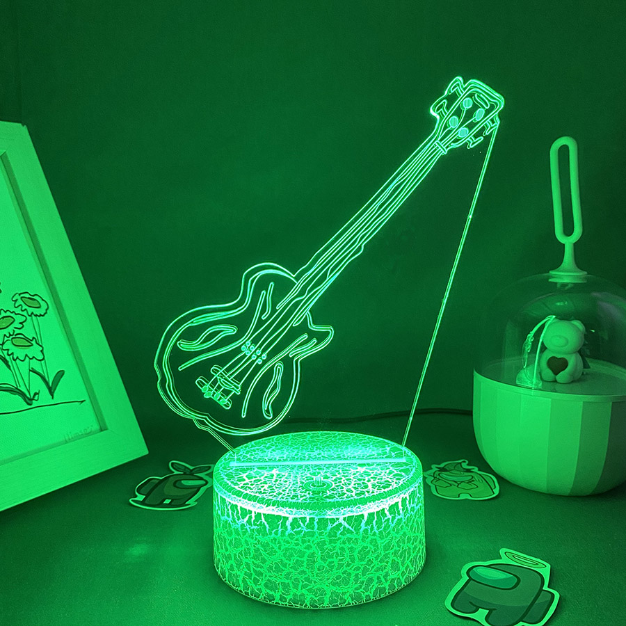 الغيتار ثلاثية الأبعاد الوهم L - مراجعة Musical Instrument No Touch وسعره