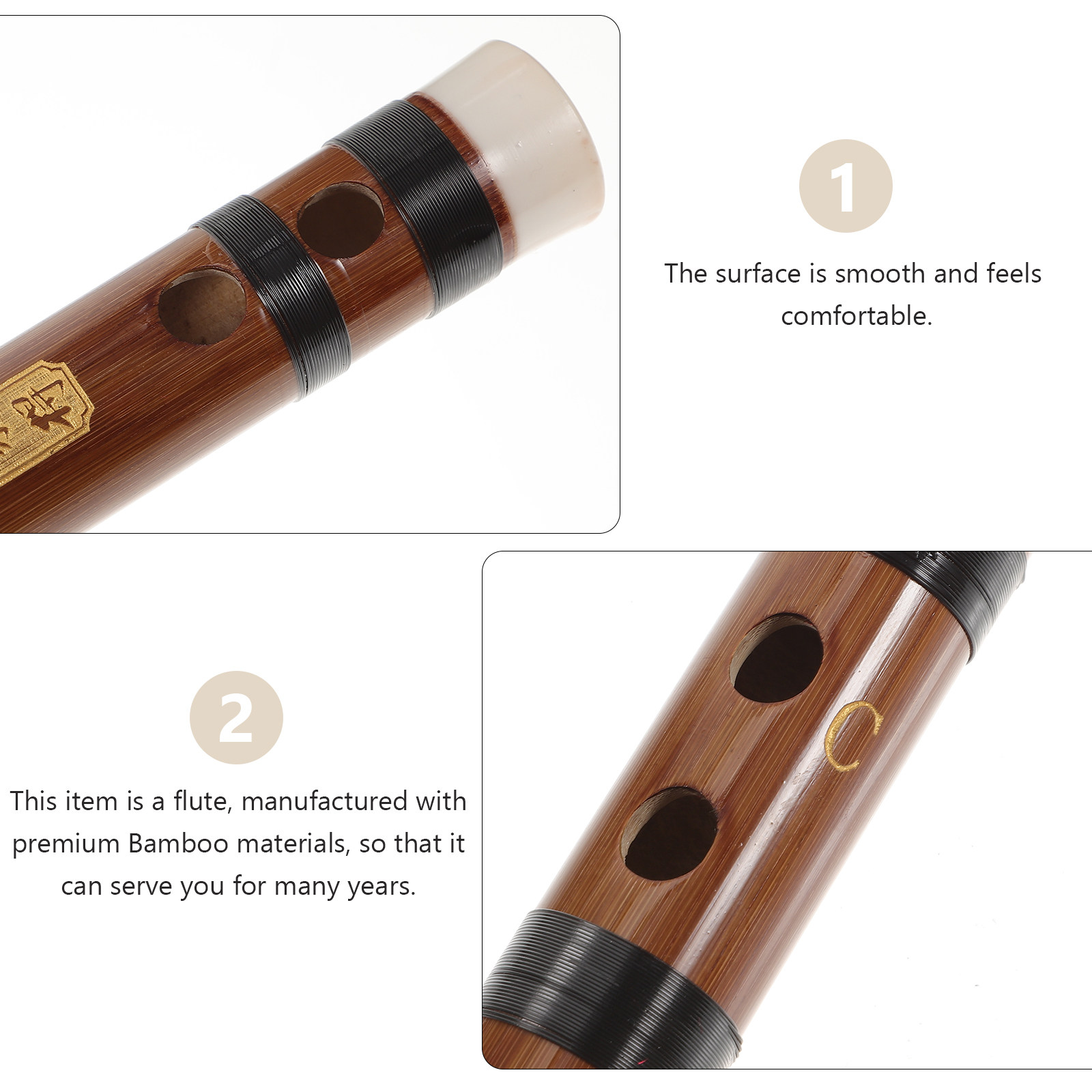 1 مجموعة فلوت من الخيزران، فلو - مراجعة Musical Instrument You Blow وسعره