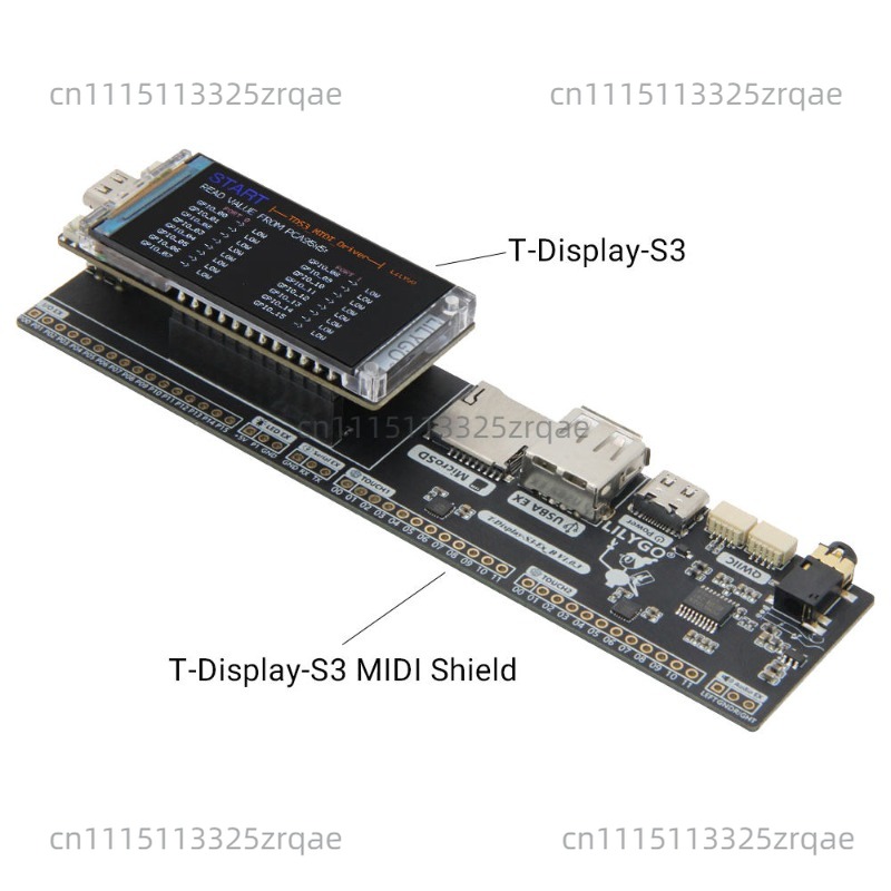 لوحة تطوير T-Display-S3 MIDI S - مراجعة Musical Instrument Digital Interface وسعره