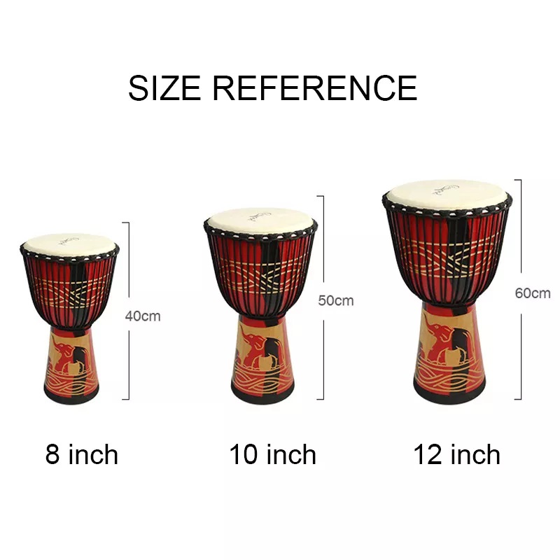 الكبار Size12 بوصة الأفريقية D - مراجعة Musical Instrument African وسعره