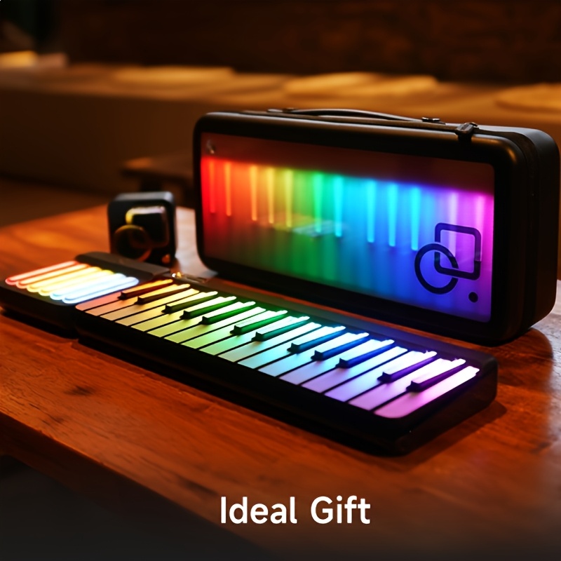 بيانو رقمي ذكي أنيق مزود بإضاء - مراجعة Musical Instrument No Touch وسعره